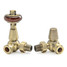 T-TRV-020-CR-AB - Flatford Traditional TRV Corner Antique Brass Thermostatic Radiator Valves With Sleeves T-TRV-020-CR-AB - Flatford Traditional TRV Corner Antique Brass Thermostatic Radiator Valves With Sleeves